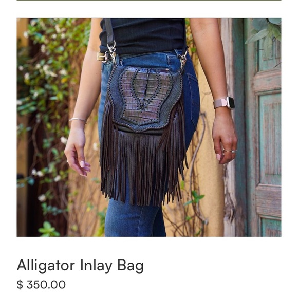 Vintage Tribe America gorgeous leather boho bag…. Perfect condition retail 350$ - Picture 2 of 6